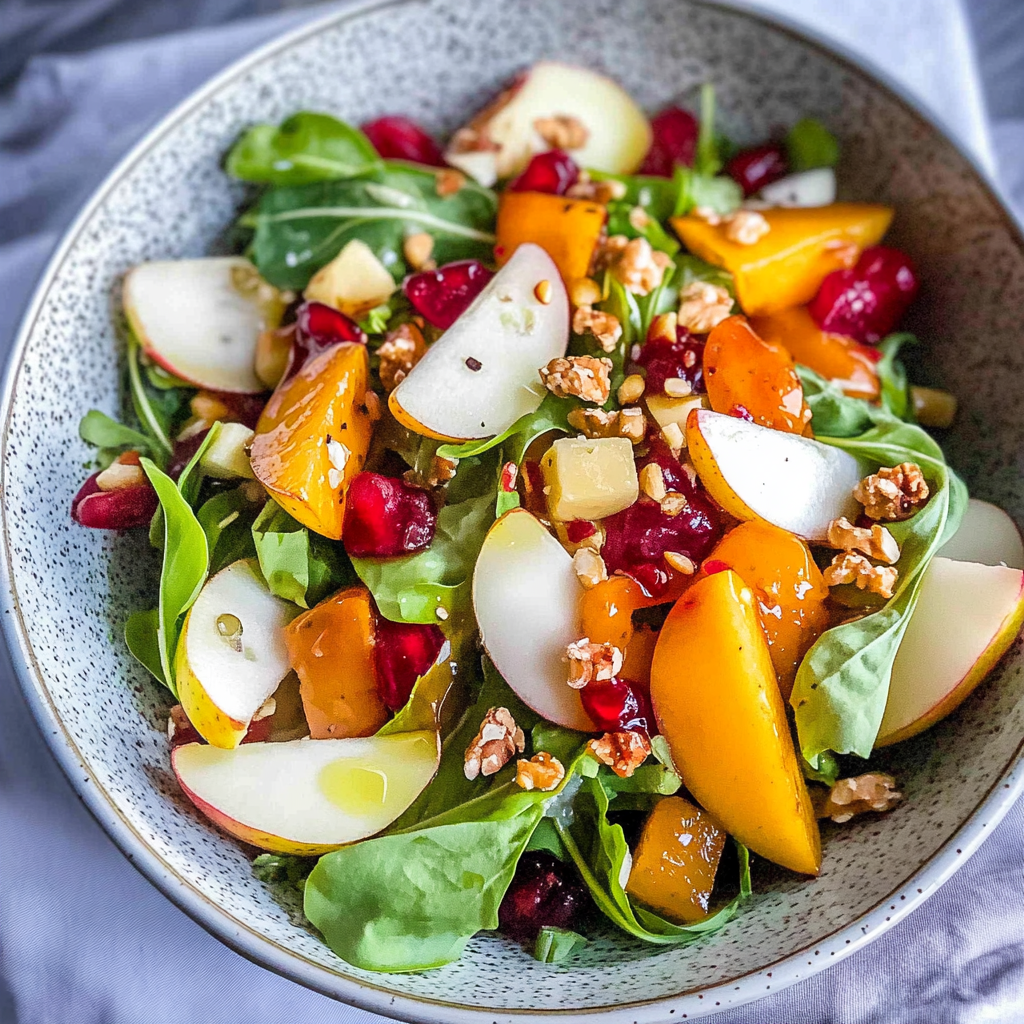 Recipe preparation for Pear Salad with Blue Cheese and Candied Pumpkin Seeds