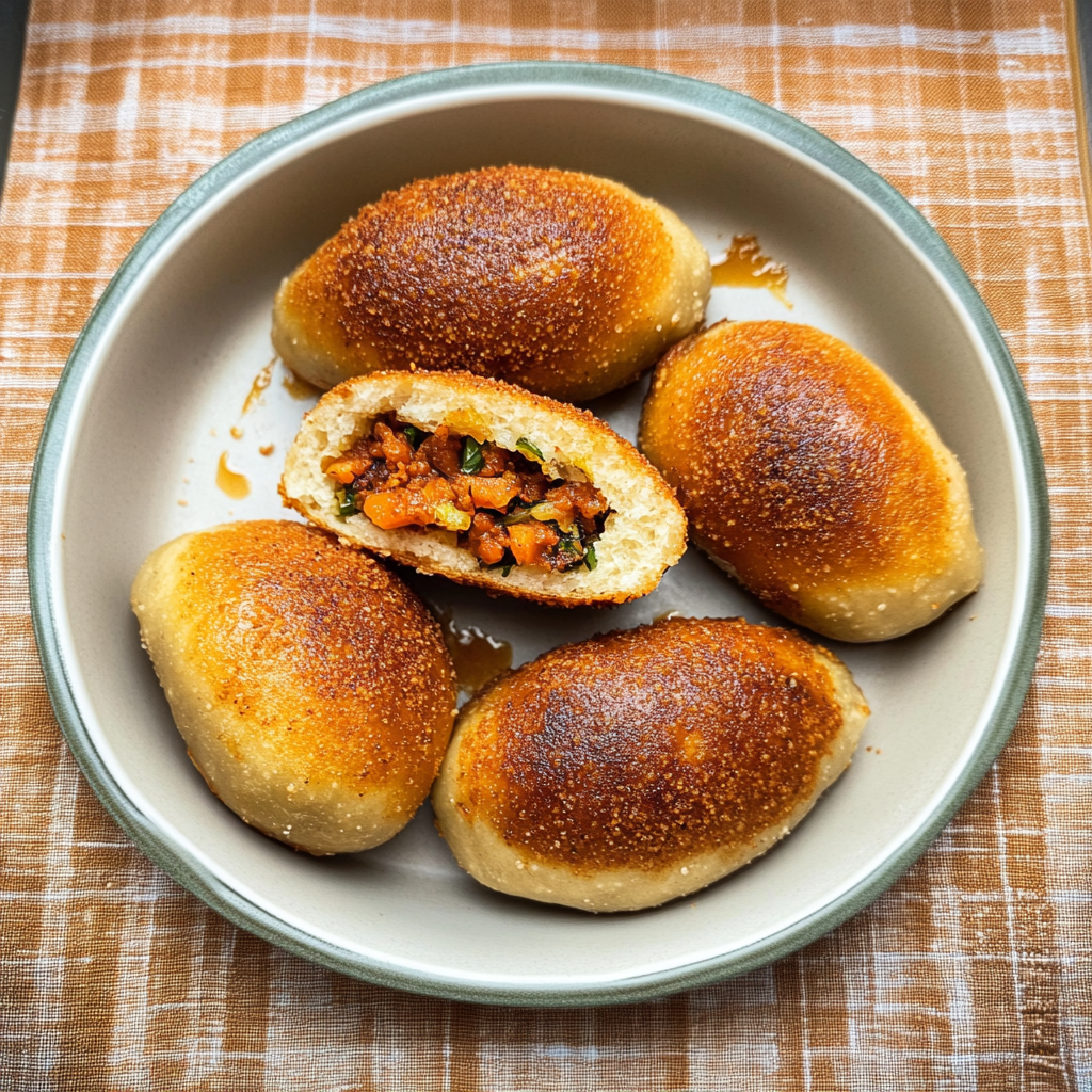 Recipe preparation for Japanese Curry Bun