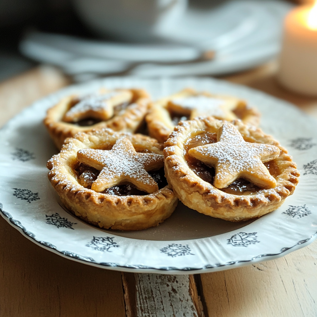 Recipe preparation for Mince Pies with Brandy Butter