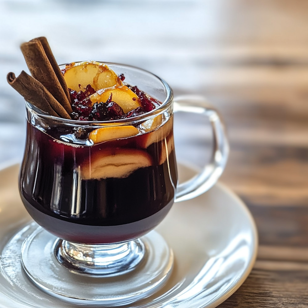 Recipe preparation for Vin Chaud (Mulled Wine)