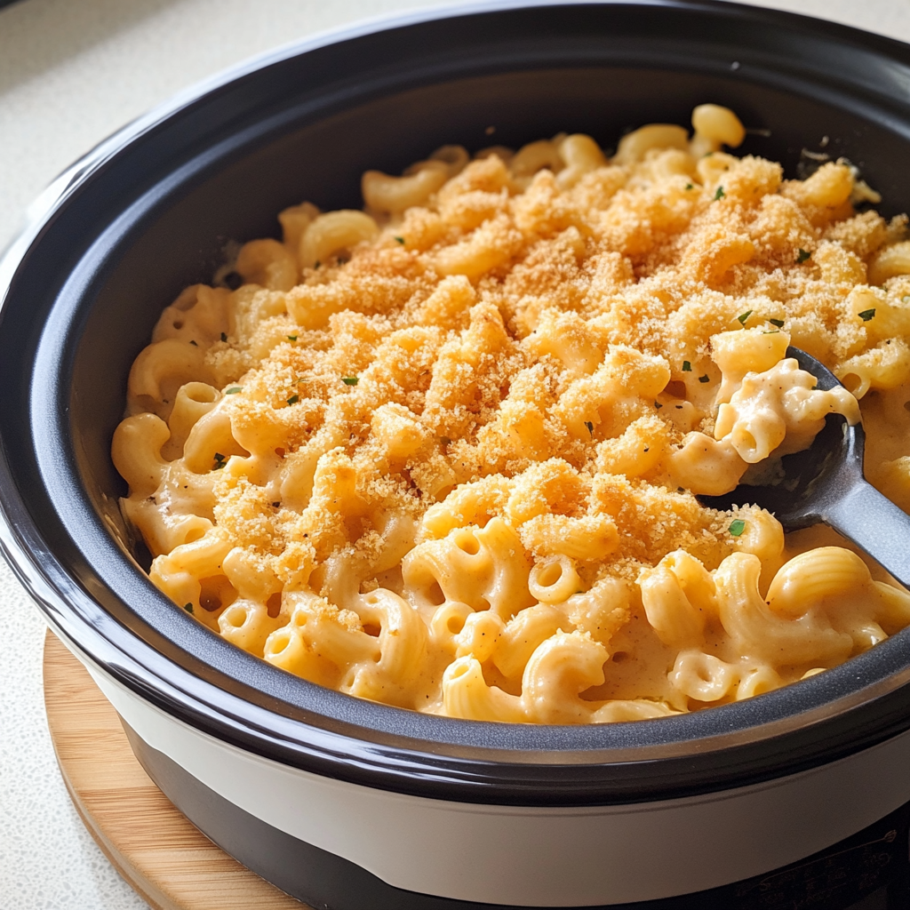 Recipe preparation for Crockpot Mac & Cheese (Must-Have Holiday Side)