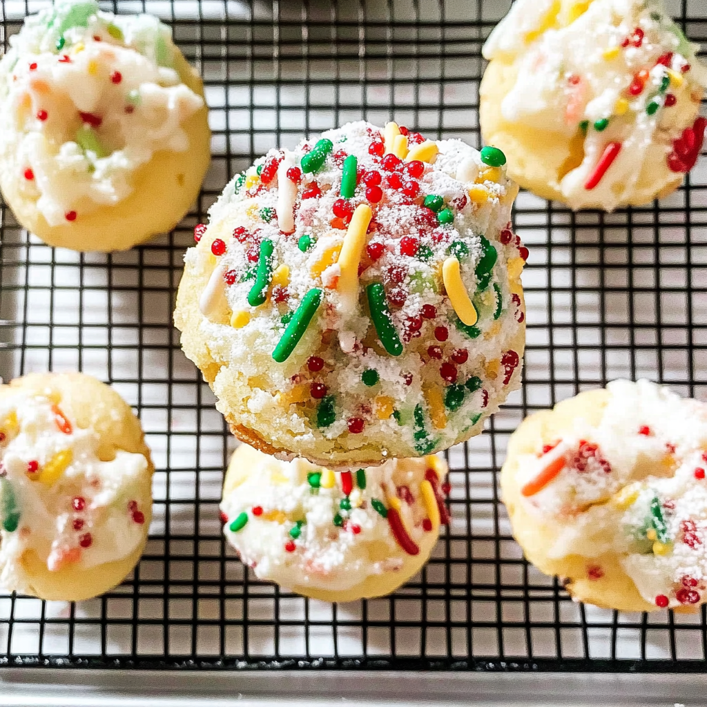 Recipe preparation for Gooey Christmas Butter Cookies