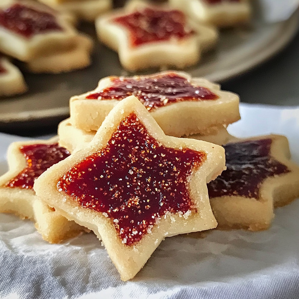 Recipe preparation for Sugar Plum Shortbread Cookies