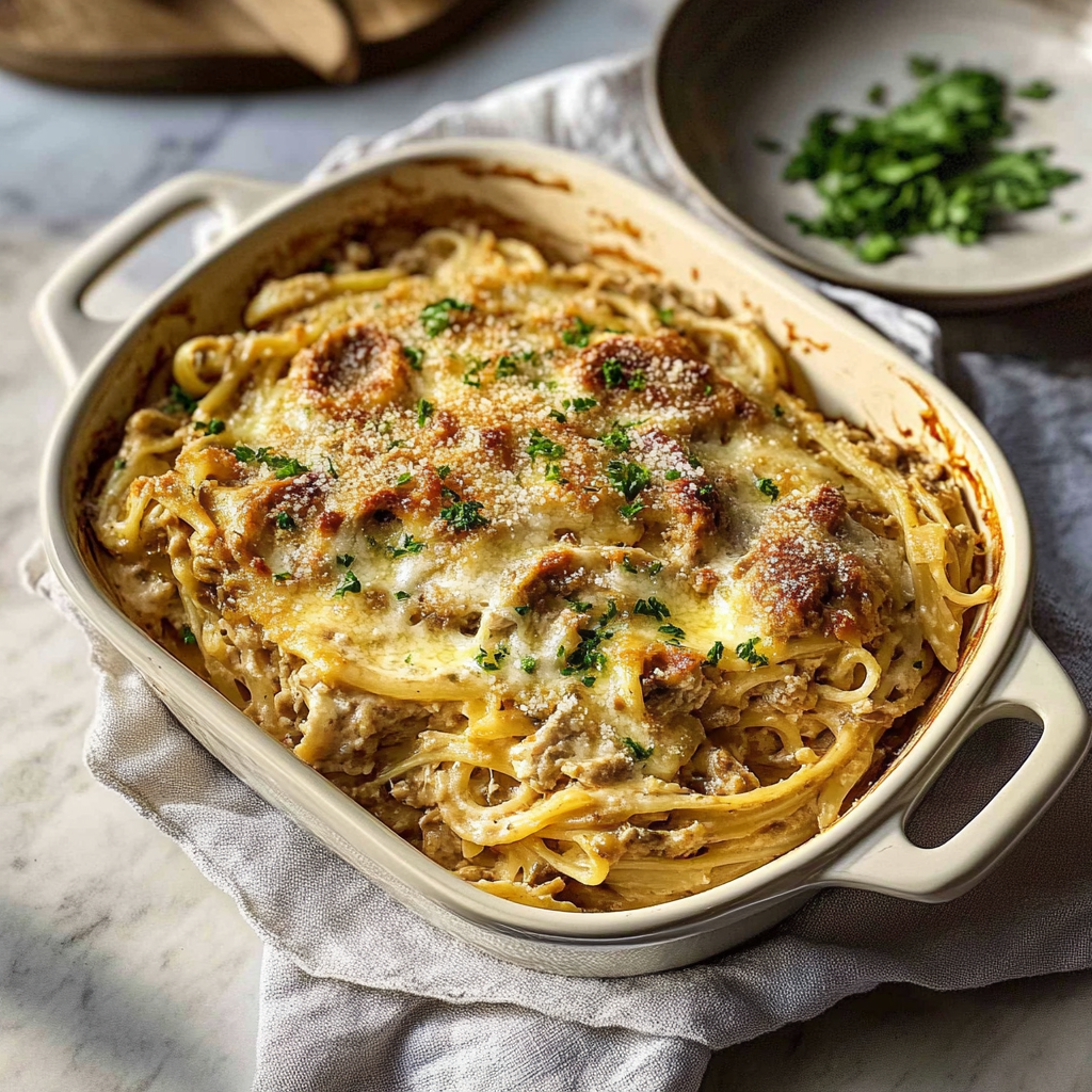 Recipe preparation for turkey tetrazzini