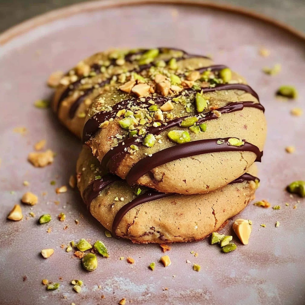 Recipe preparation for Pistachio Shortbread Cookies