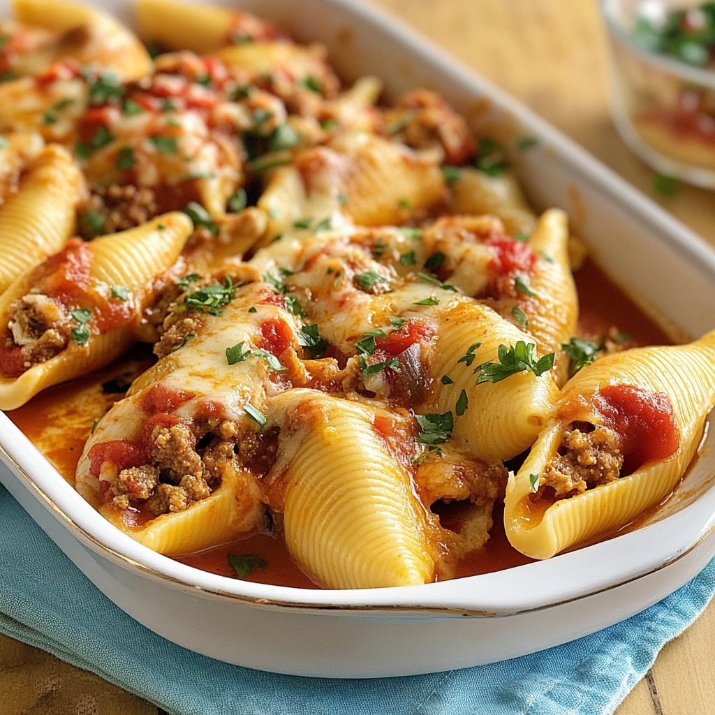 Recipe preparation for Classic Stuffed Shells