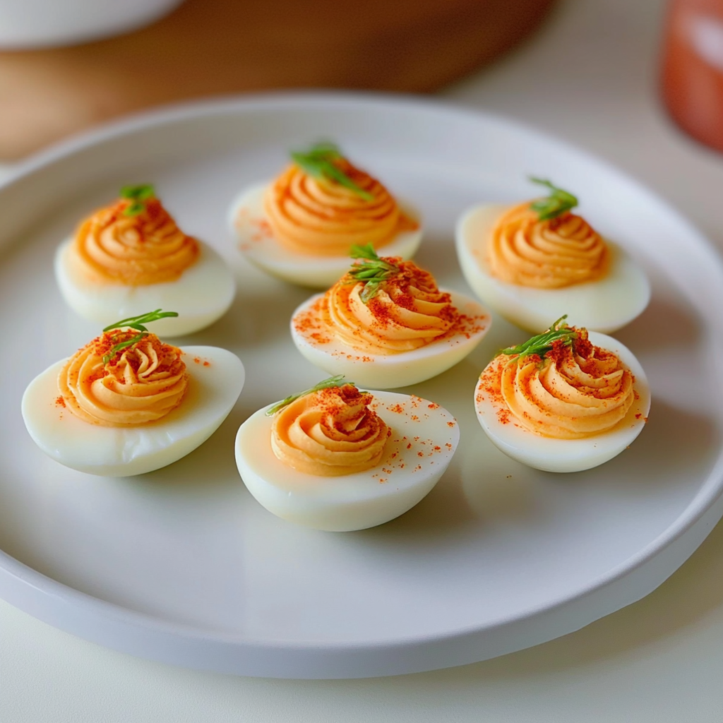 Recipe preparation for Deviled Eggs