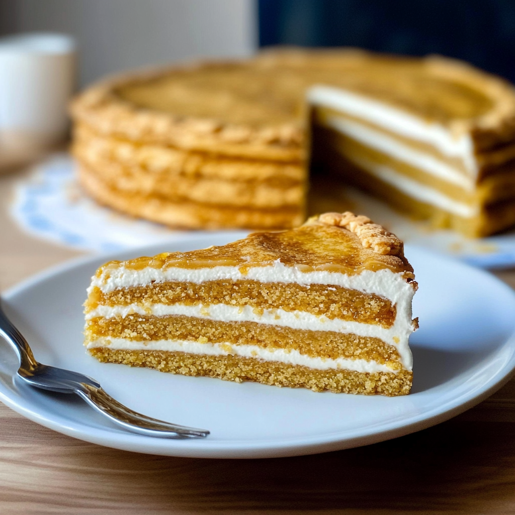 Recipe preparation for Russian Honey Cake