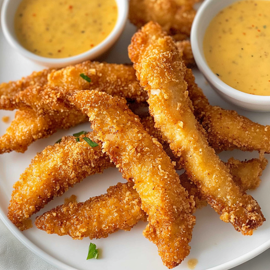 Recipe preparation for Oven baked chicken tenders