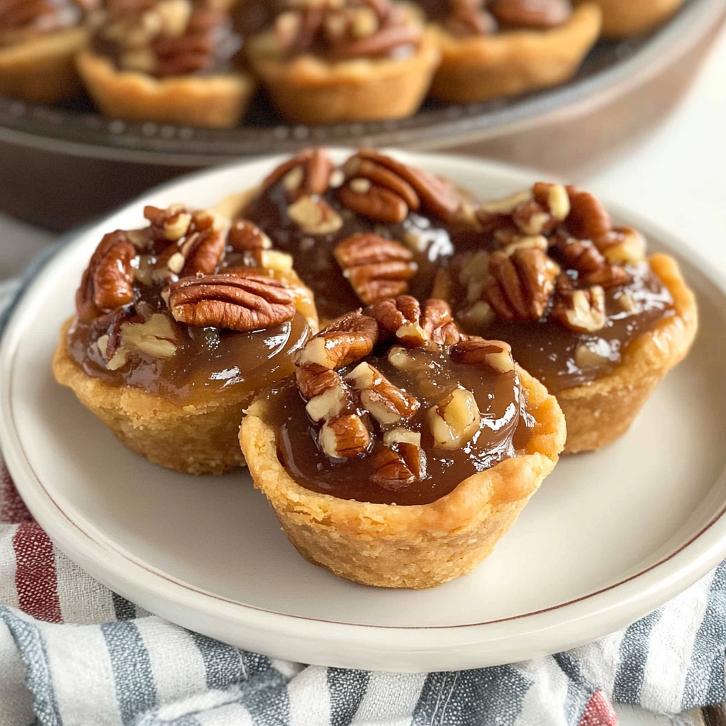 Recipe preparation for Pecan Pie Bites