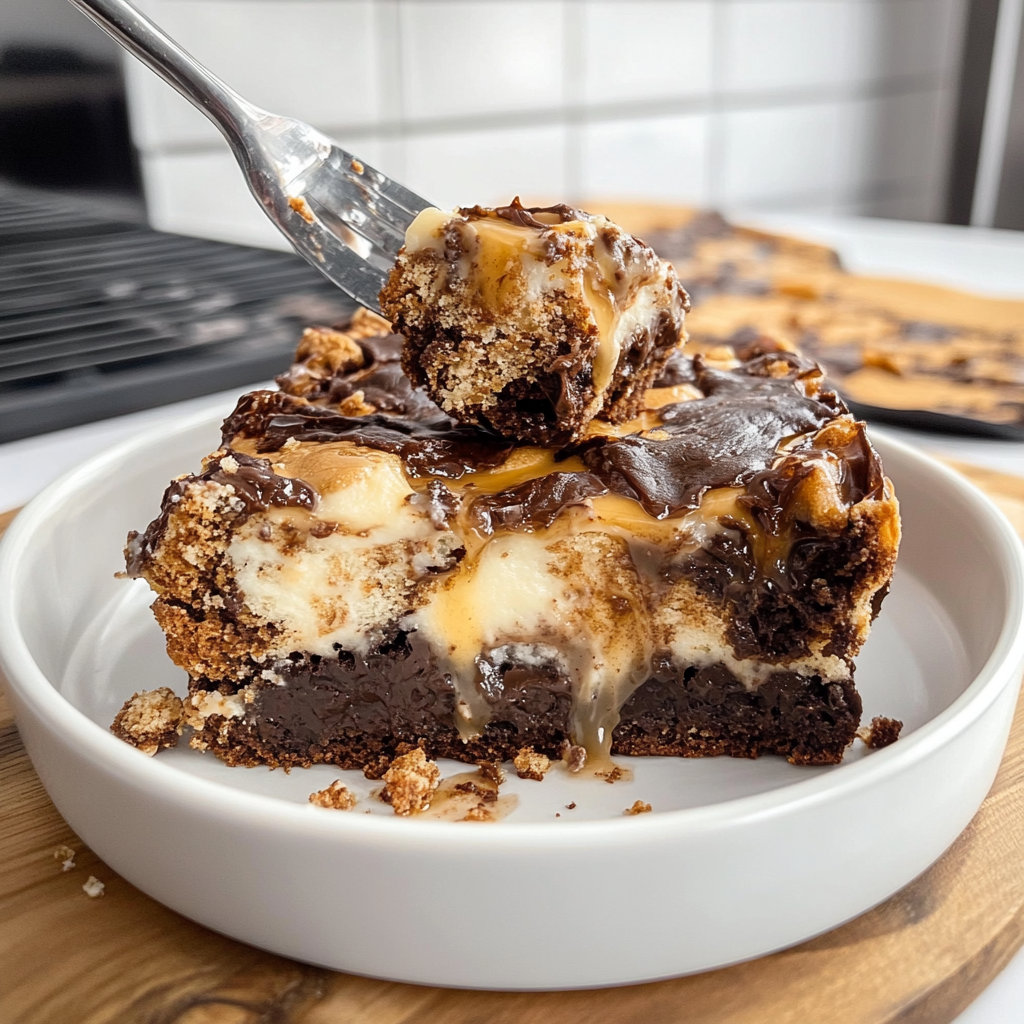 Recipe preparation for Earthquake Cake