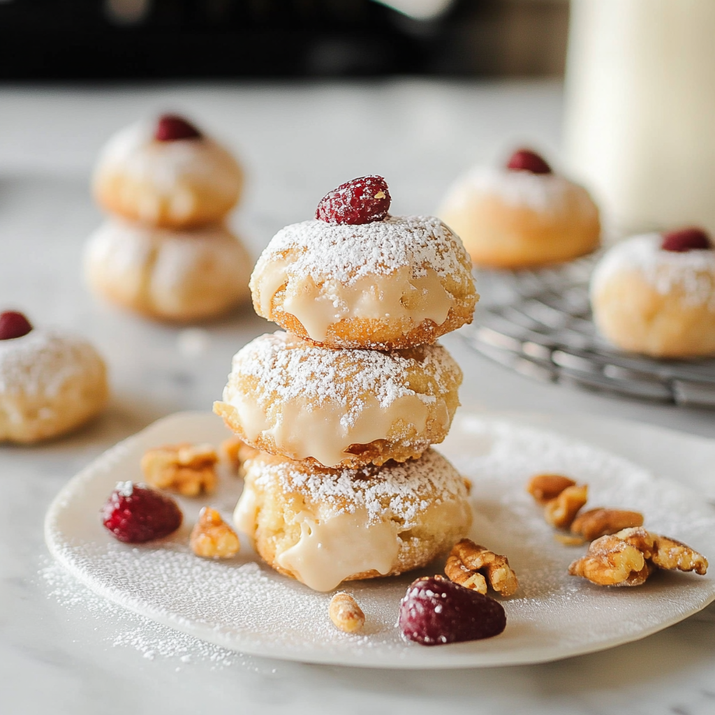 Recipe preparation for Russian Tea Cakes