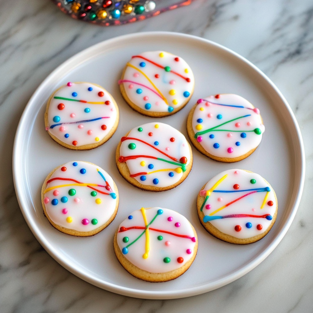 Recipe preparation for Christmas Lights Cookies