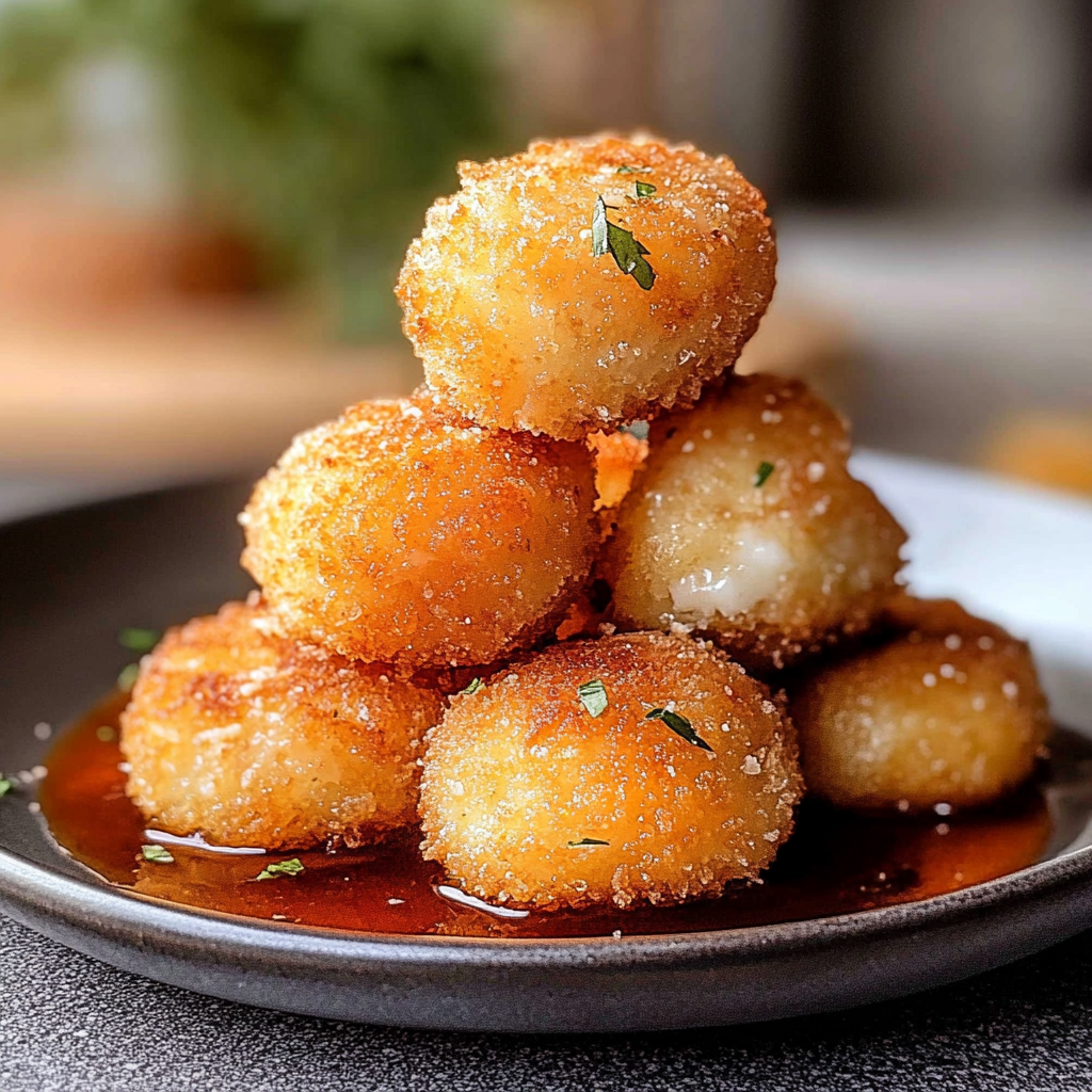 Recipe preparation for Goat Cheese Croquettes
