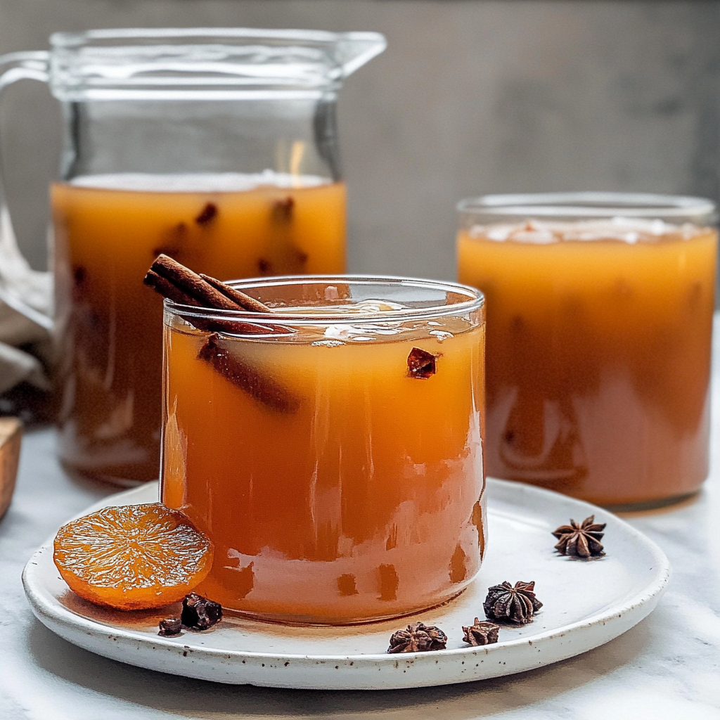 Recipe preparation for Instant Pot Christmas Spiced Apple Cider