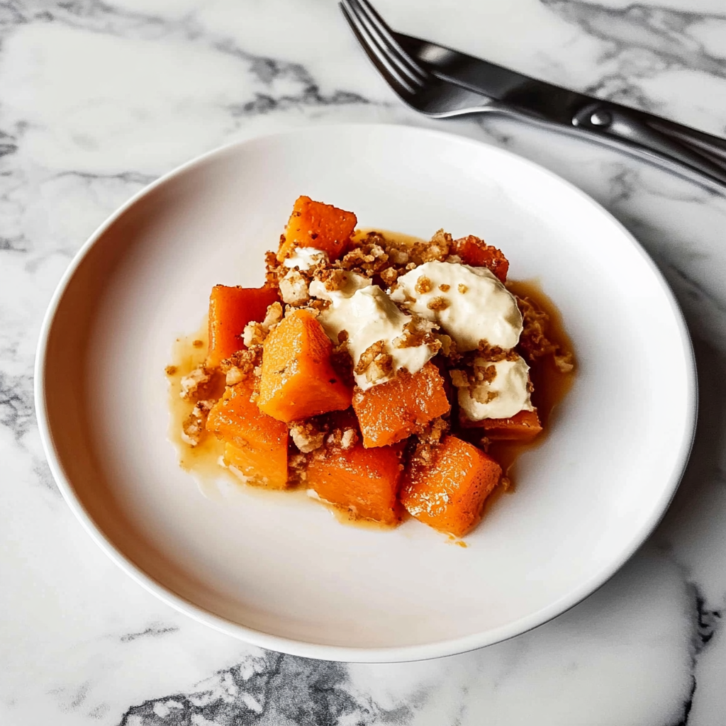 Recipe preparation for Slow Cooker Sweet Potato Casserole