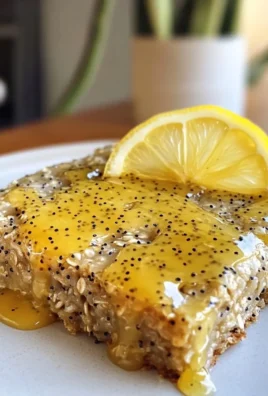 Lemon Poppy Seed Baked Oatmeal
