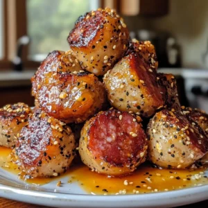 Everything Bagel Kielbasa Bites