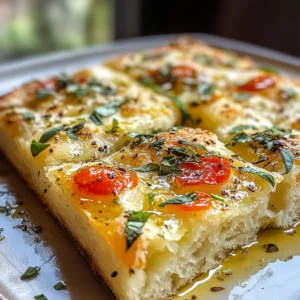 No-Knead Breakfast Focaccia with Spring Herbs