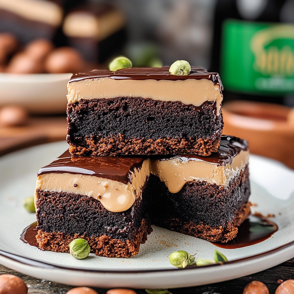 Recipe preparation for Bailey’s Irish Cream Brownies
