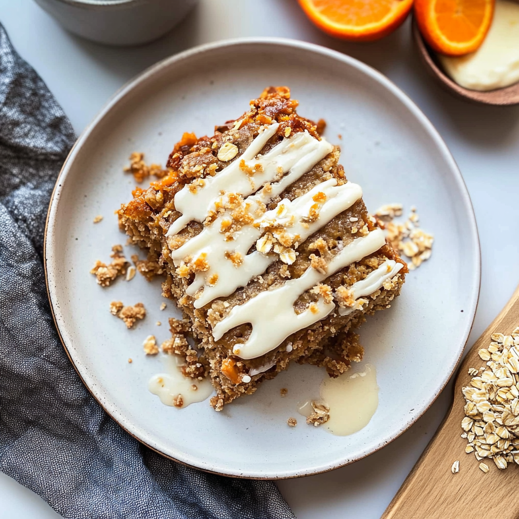 Recipe preparation for Carrot Cake Baked Oatmeal