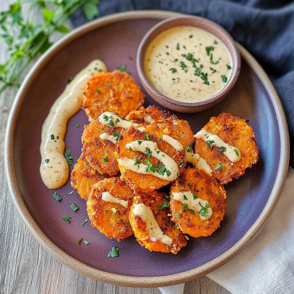 Recipe preparation for Crispy Carrot Bites