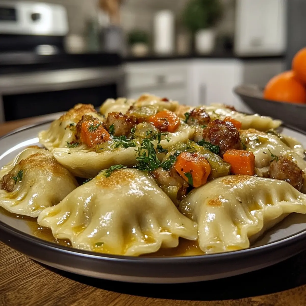 Pierogi Sausage and Veggie