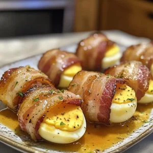 Bacon Wrapped Egg Bites