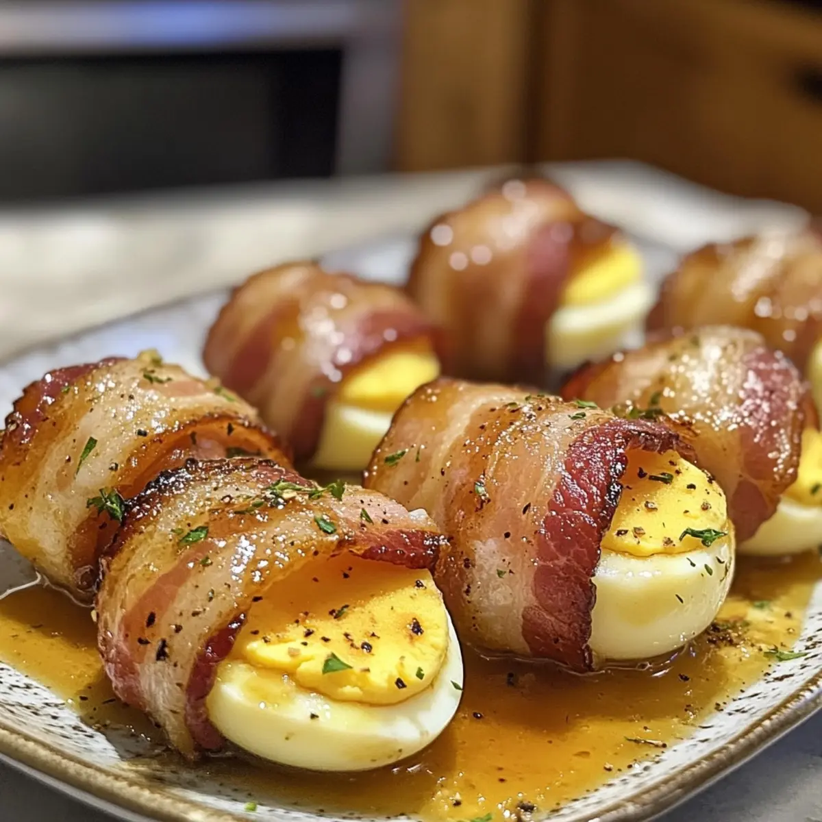 Bacon Wrapped Egg Bites