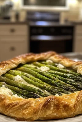 Asparagus and Goat Cheese Savory Galette