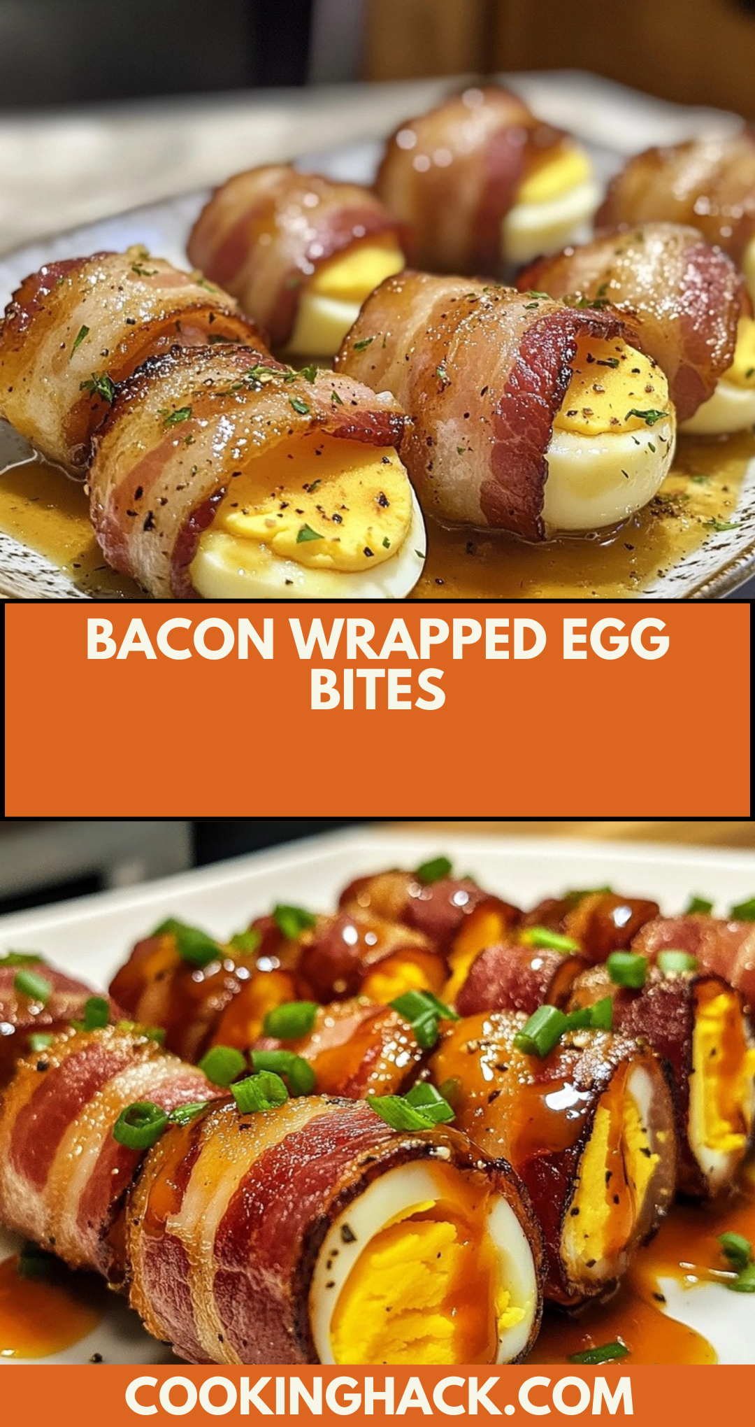 Bacon Wrapped Egg Bites