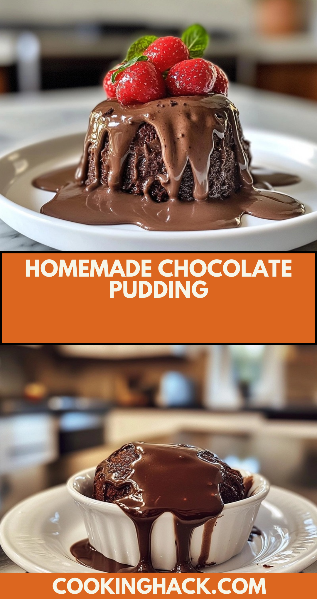 homemade chocolate pudding