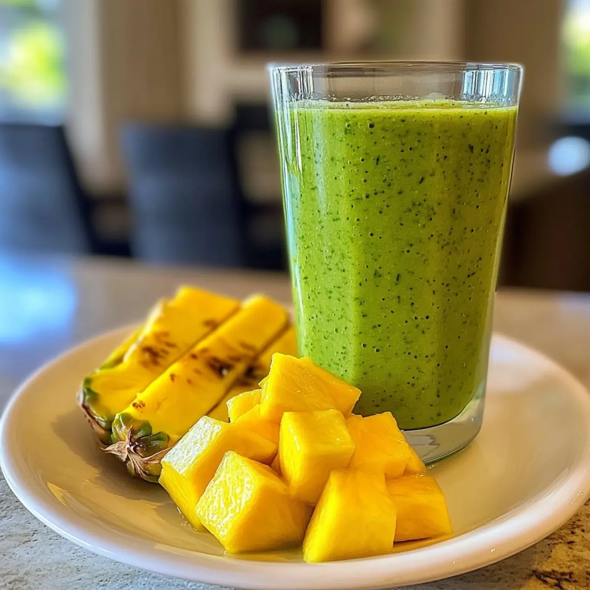 Mango Pineapple Green Smoothie