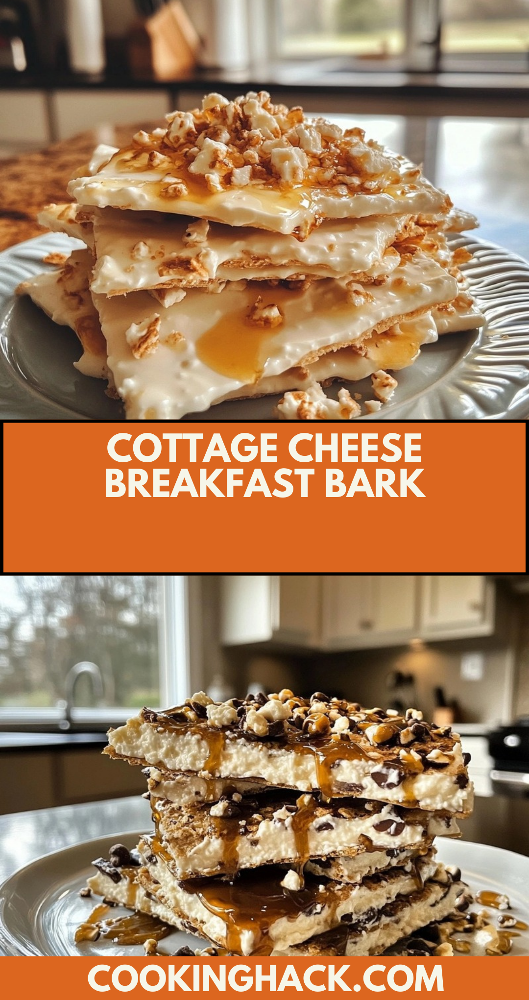 Cottage Cheese Breakfast Bark