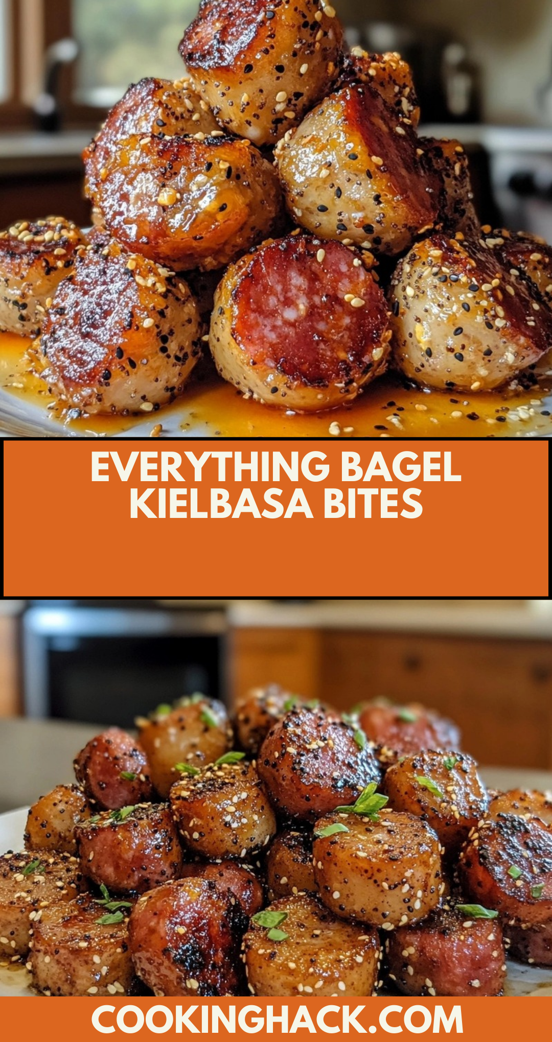 Everything Bagel Kielbasa Bites