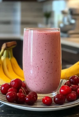 Refreshing Banana Cherry Smoothie