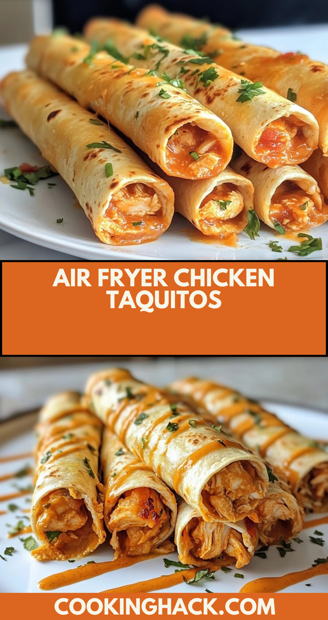 air fryer chicken taquitos