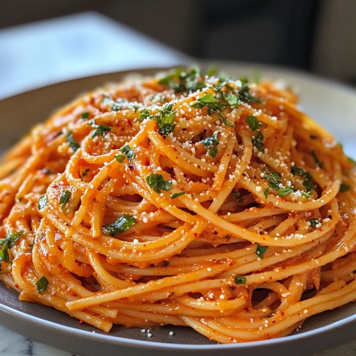 30-Minute Creamy Gochujang Tomato Pasta