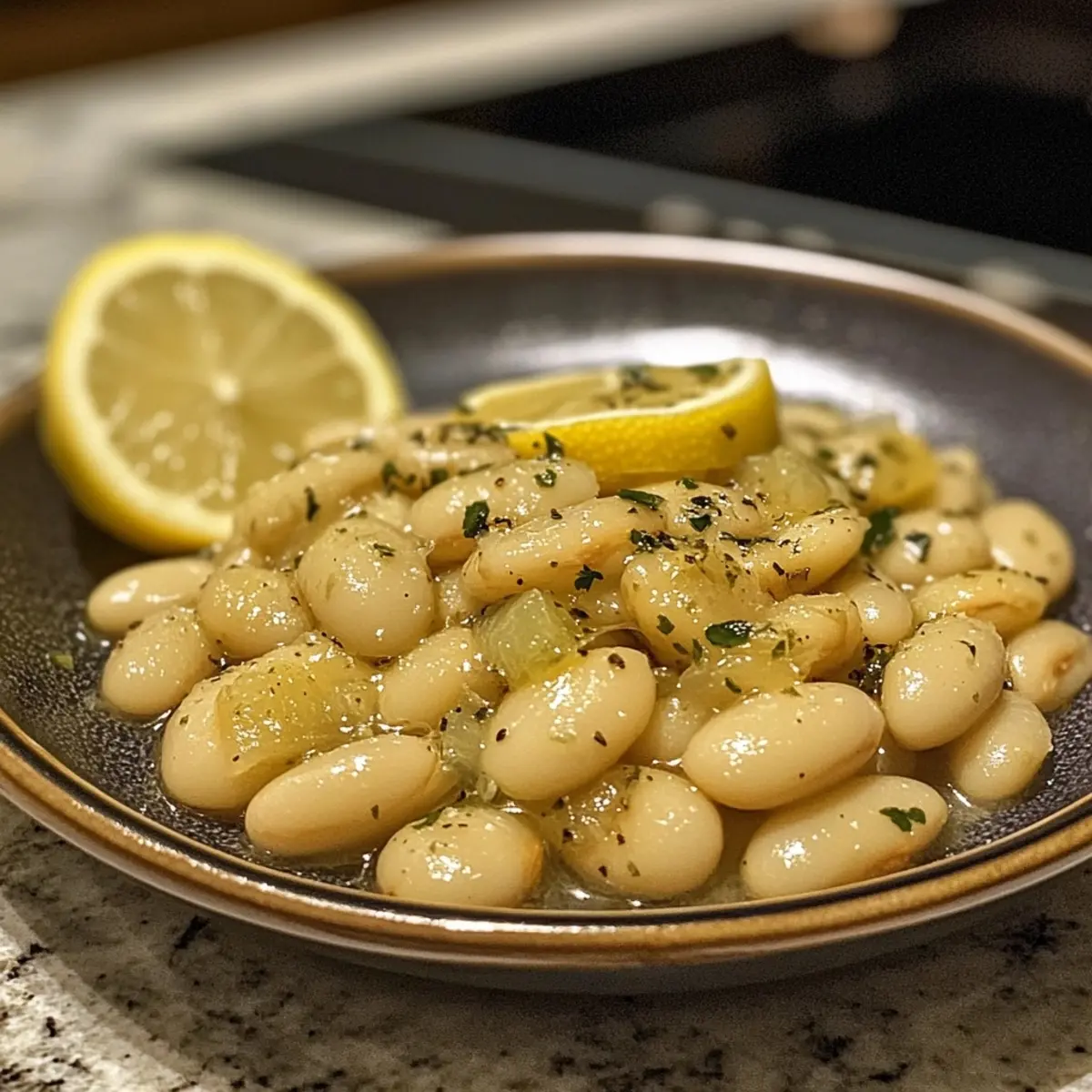 Garlic Lemon White Beans