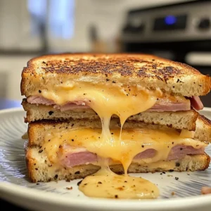 Baked Ham & Cheese Sandwiches