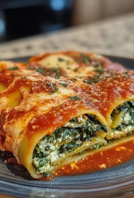 Spinach Ricotta Cannelloni