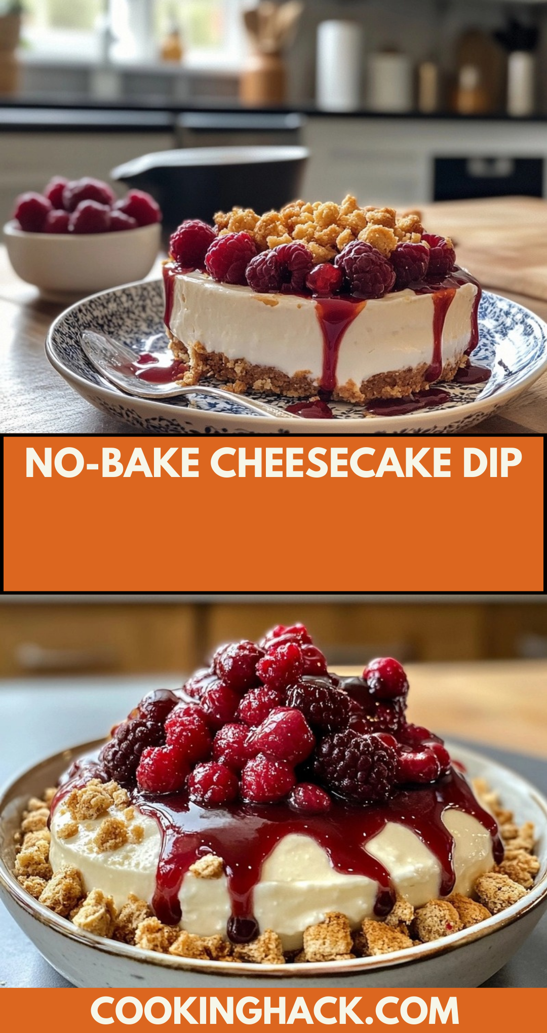 No-Bake Cheesecake Dip