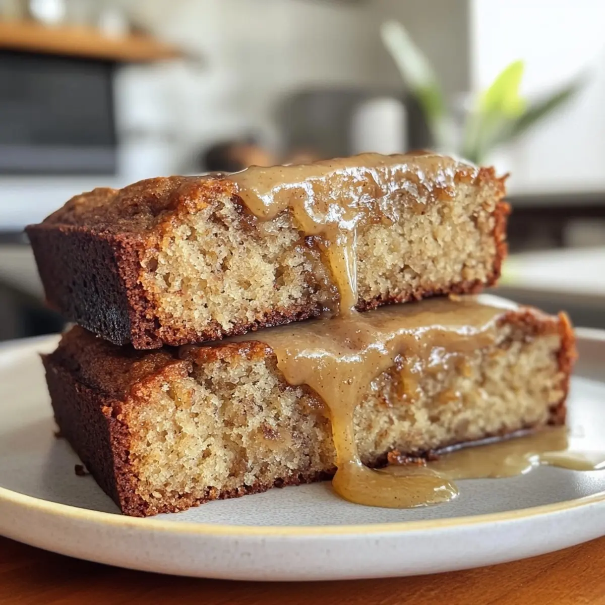 Cardamom Banana Bread with Brown Butter
