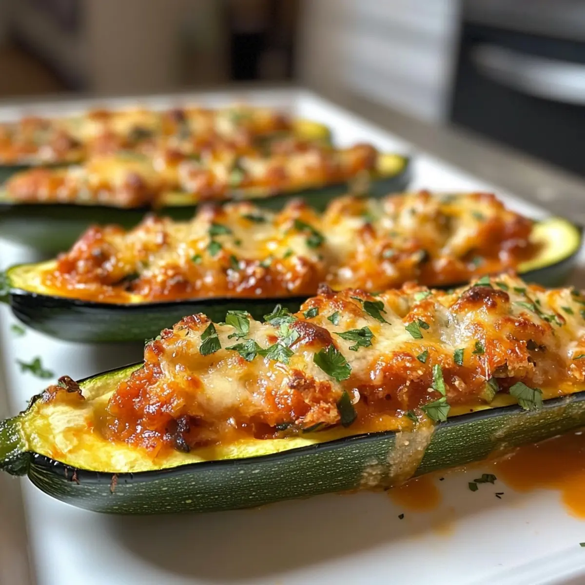 Stuffed Zucchini Boats