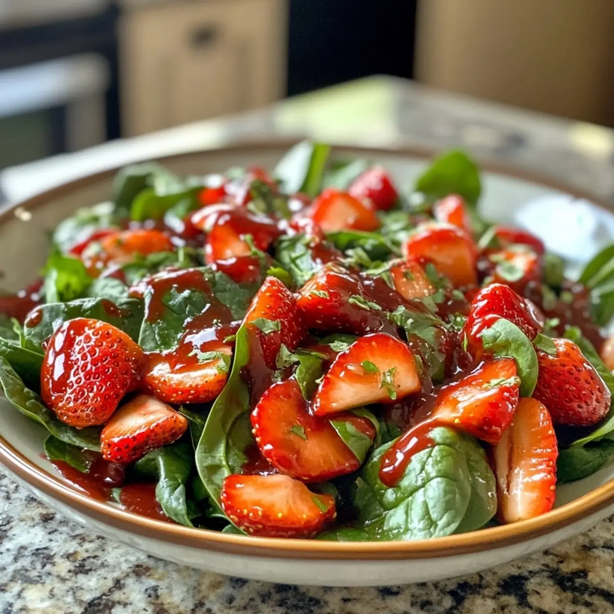 Strawberry Spinach Salad