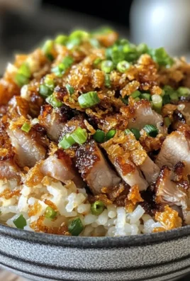 Crispy Pork Sisig Rice Bowls