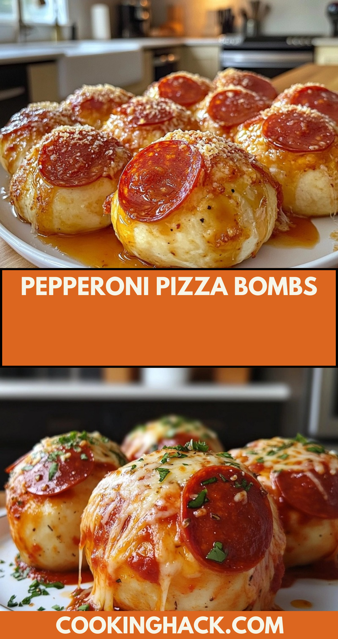 Pepperoni Pizza Bombs