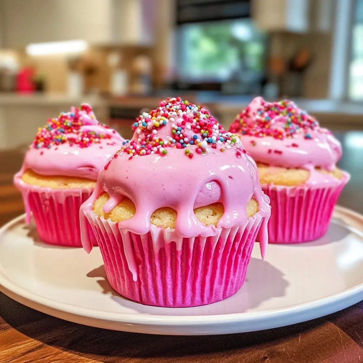 Pink Velvet Cupcakes
