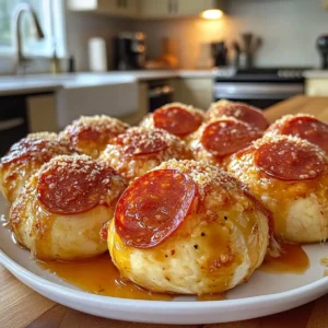 Pepperoni Pizza Bombs