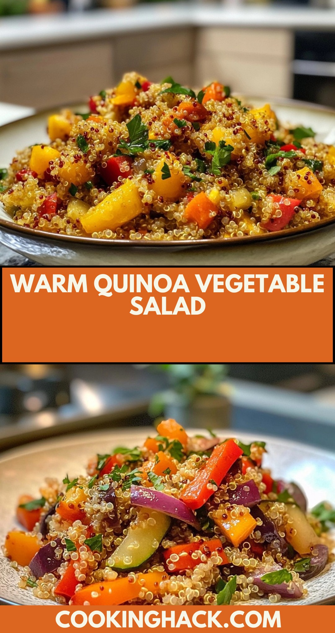 Warm Quinoa Vegetable Salad